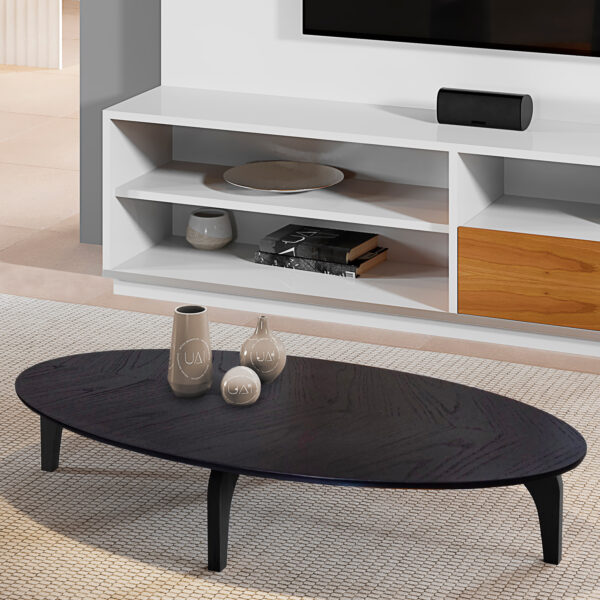 Mesa de Centro Laminada Folha Orgânico Canada 100x45  Casa Uai Mel - Imagem 7