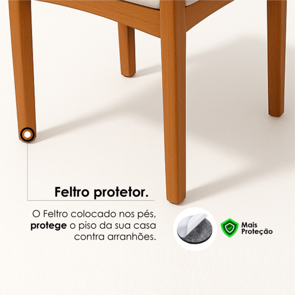 Cadeiras De Jantar Suiça Telinha Casa Uai - 2 Und. - Imagem 5