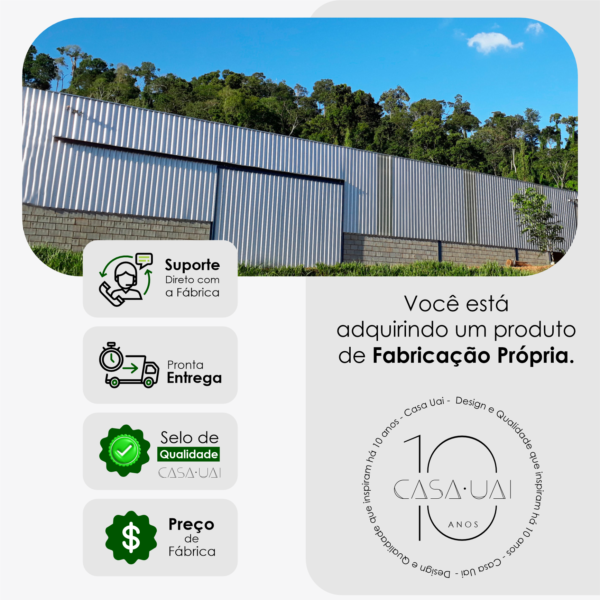 Mesa Lateral Redonda Pé Palito Com Vidro 70x40 Casa Uai - Imagem 2