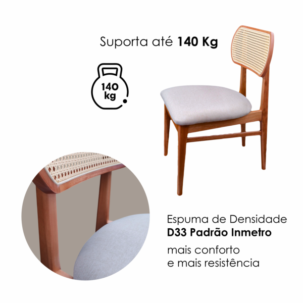 Cadeiras De Jantar Paris Telinha Casa Uai - 2 Und. - Imagem 15