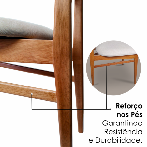 Cadeiras De Jantar Paris Telinha Casa Uai - 2 Und. - Imagem 18